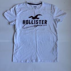 Mens Classic Hollister White  Casual Tee Short Sleeve Size XS