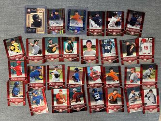 MLB Prospect Baseball Card Lot (30 ct.) with 2 Autographs