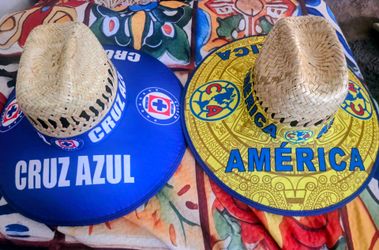 América & Cruz Azul hats