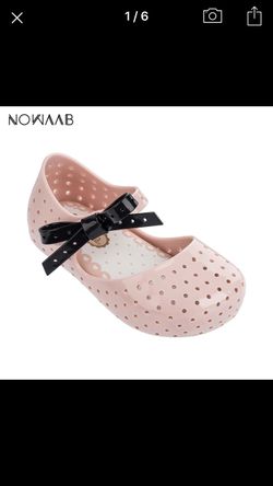 New peach jelly shoes