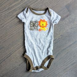 Carter's Baby Boy Short Sleeve Bodysuit, Lion, Newborn