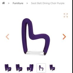 Purple Philips Collection Seatbelt Chair 💜  