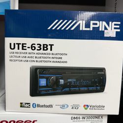 Alpine usb, Bluetooth single din stereo