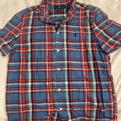 Ralph Lauren Polo Button Up Plaid Shirt