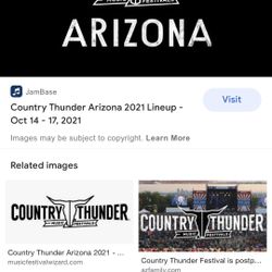 Country Thunder Reserved Tickets 