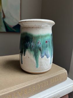 Handcrafted Accent Vase ( H6” D4.5” ) firm on price