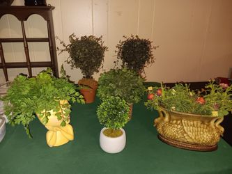Small Artificial Potted Plants 
