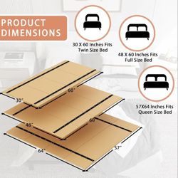 Imperius Foldable Box Spring, Bunkie Board, Bed Support Slats
