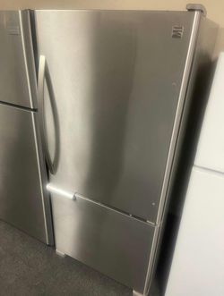 Kenmore Bottom Freezer Fridge Stainless Steel