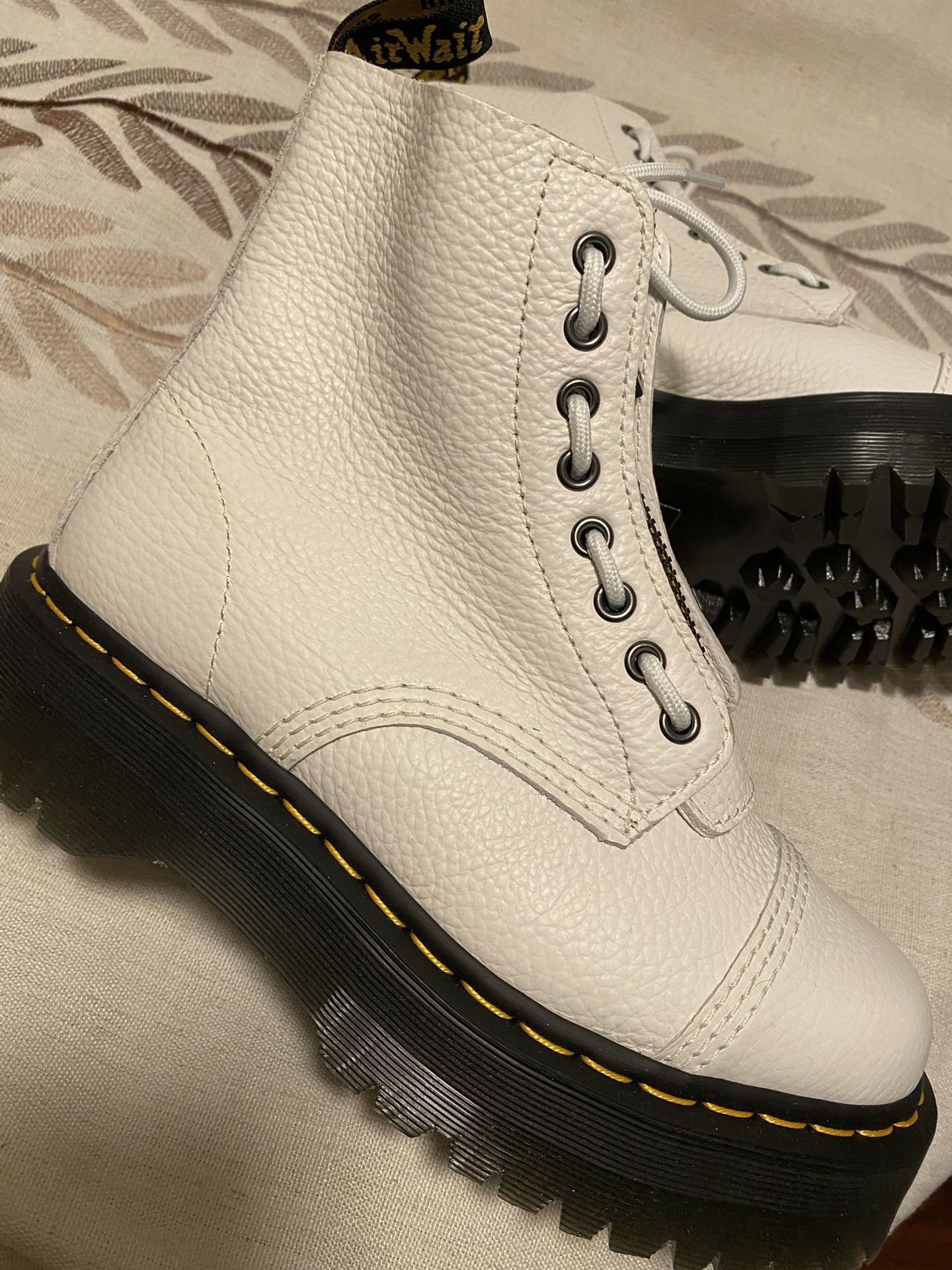 White Sinclair Dr. Martens