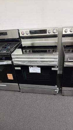 Electric Range Stainless steel air fry oven