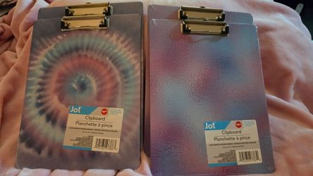 Tie Dyed Clipboards 4