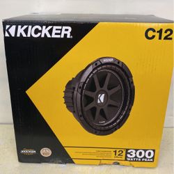Kicker 43C124 Car Audio Sub