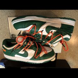 Off White Nike Dunk Green 11.5 