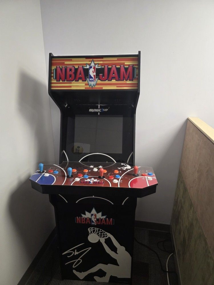 NBA JAM ARCADE GAME 1UP LIKE NEW