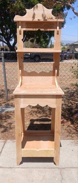 Tall Hand Made standing  Shelf