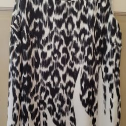 Ladies Xl Dress Animal Print Sleeveless