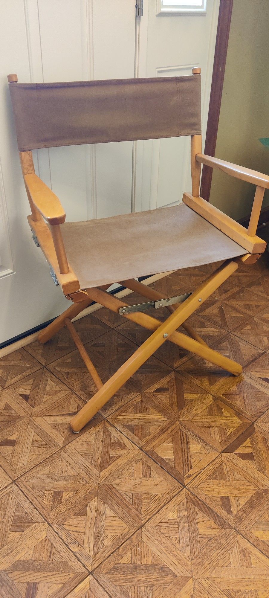 Director Chair, Folding, Brown Canvas, Gold Medal Inc.