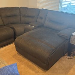 Sectional furniture, practically new only sat on for a few hours