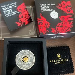 2023 Year Of The Rabbit Silver Coin 