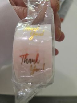 Thank you stickers