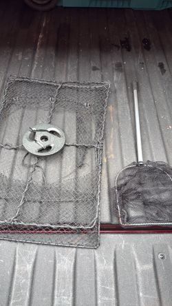 Crab trap with net and weight new