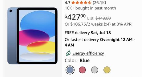 APPLE I PAD AIR 256gb 11.3in