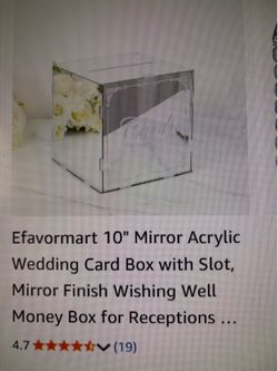 Wedding, anniversary, etc., Card box
