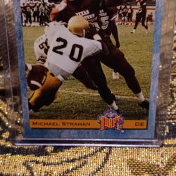 Michael Strahan 1993 Classic Rookie Card New York Giants Football