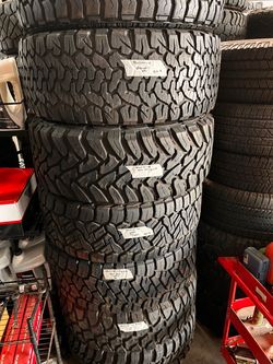 SEMI NEW LT 351250R20 TIRES FOR SALE ..$150 .. ONLY HAVE 1 OF EACH!!   Everything on this first list is $150 picked up $180 installed and balanced EAC