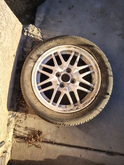 Full set 15-inch mesh wheels originally from a 1(contact info removed) Acura Integra LS.