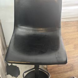 4 Black Bar Stools