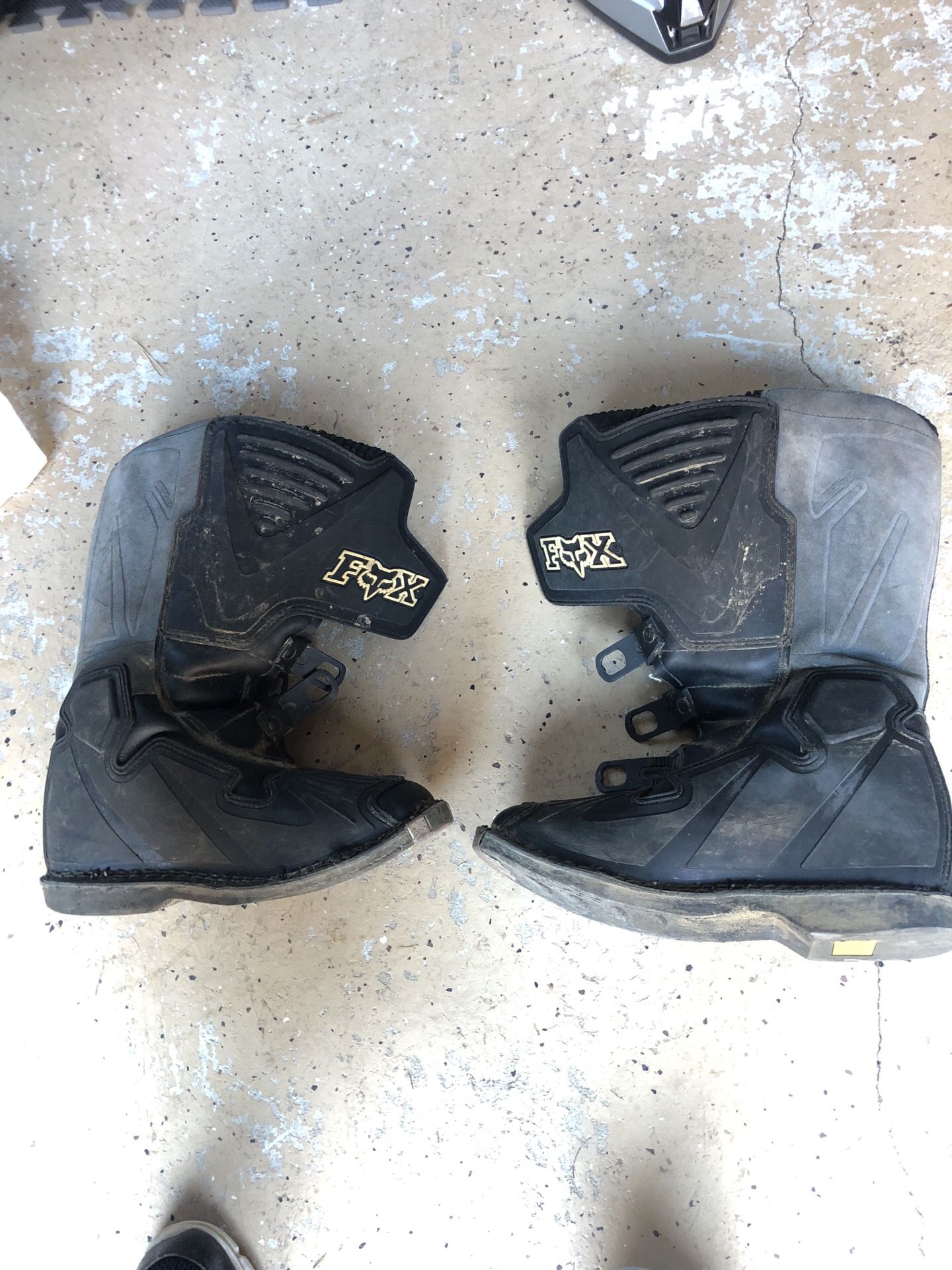 Fox racing dirt bike boots size 12