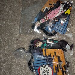 Demon Slayer Rubber Keychain Nezuko And Tanjiro