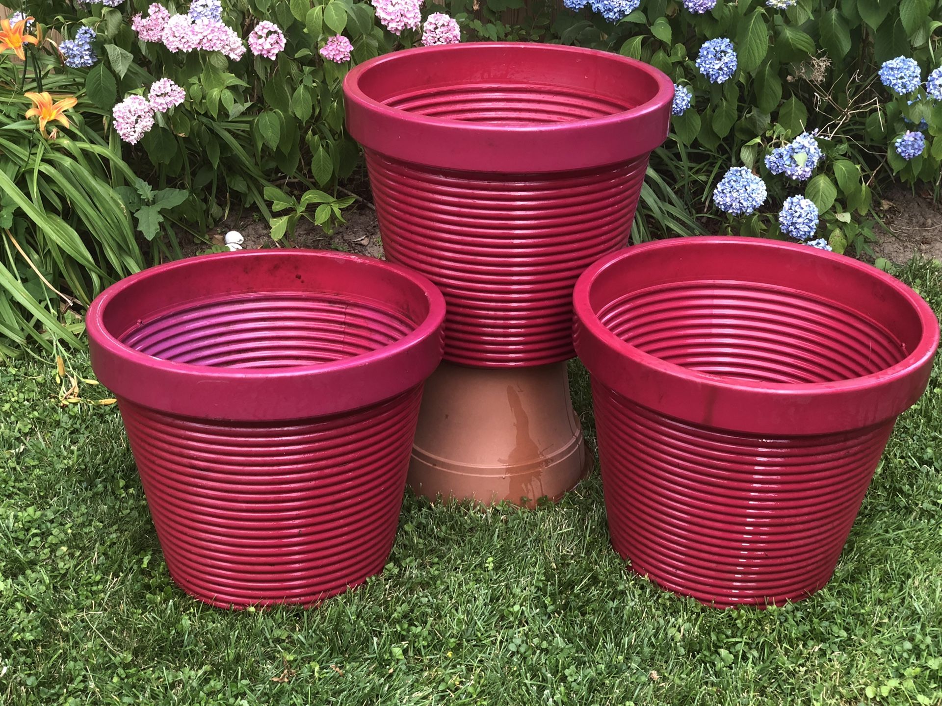 Extra large tree pot garden planters