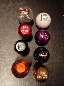 Shift Knob with threads adapter Sports car Dragon ball Goku gold red white different colors