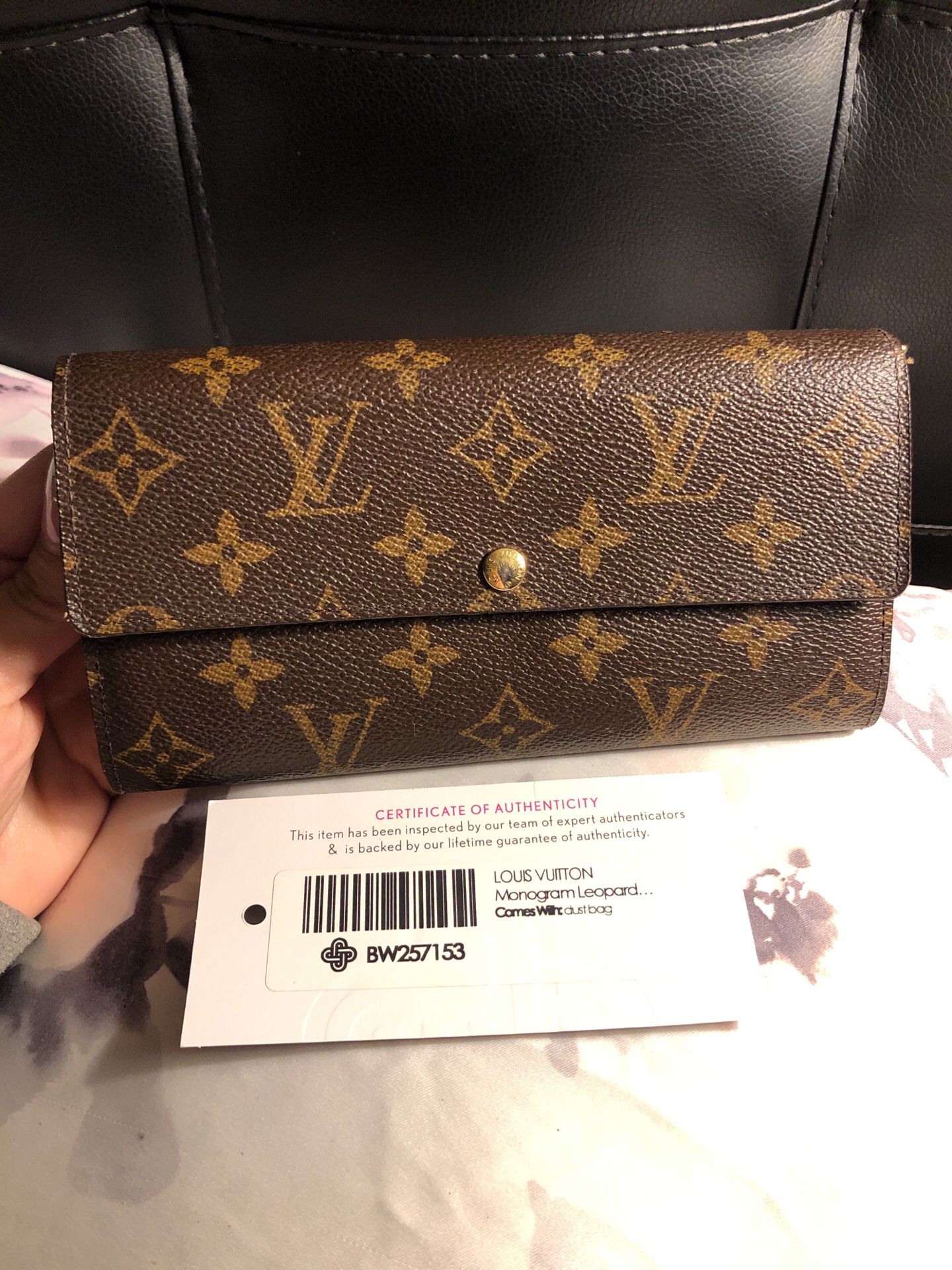 Louis Vuitton Large Monogram Wallet Crossbody Tan - $250 (75% Off Retail) -  From Karla
