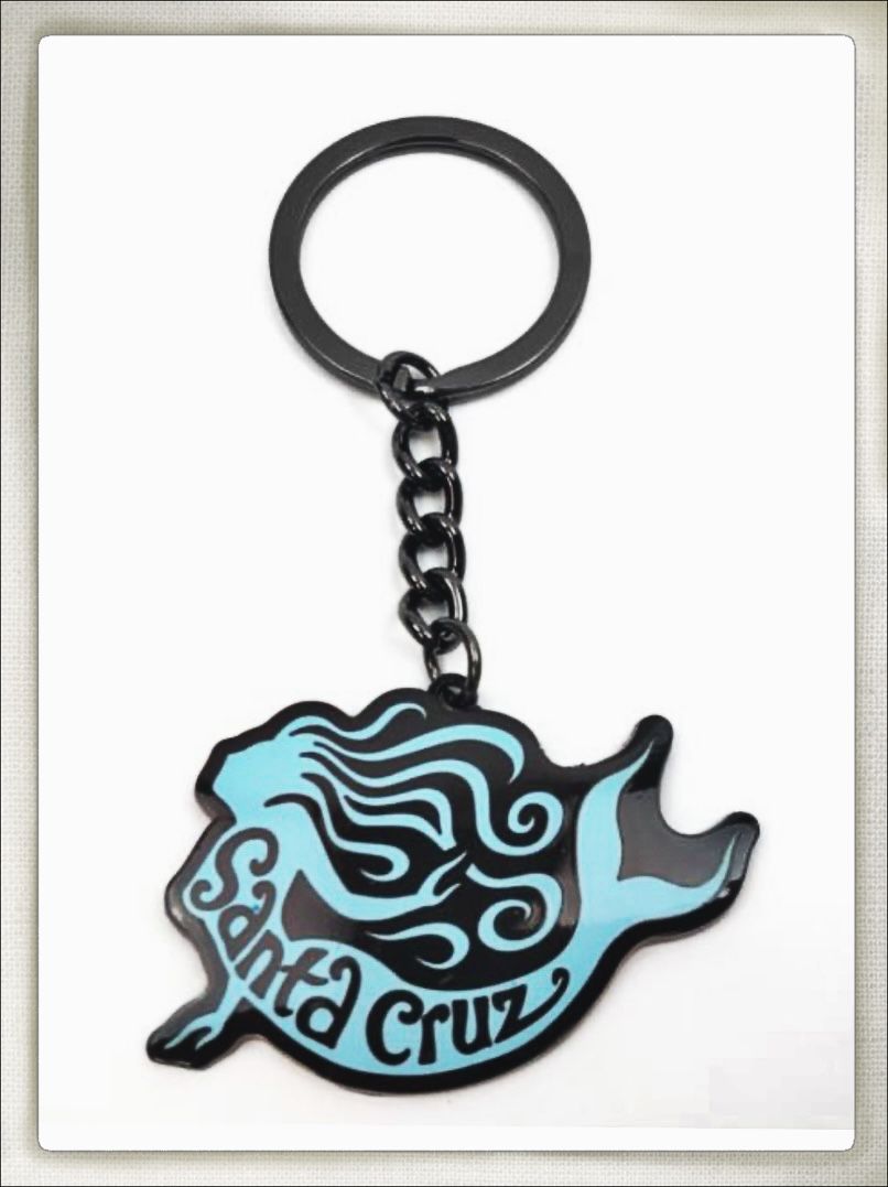 New, Santa Cruz Mermaid Keychain