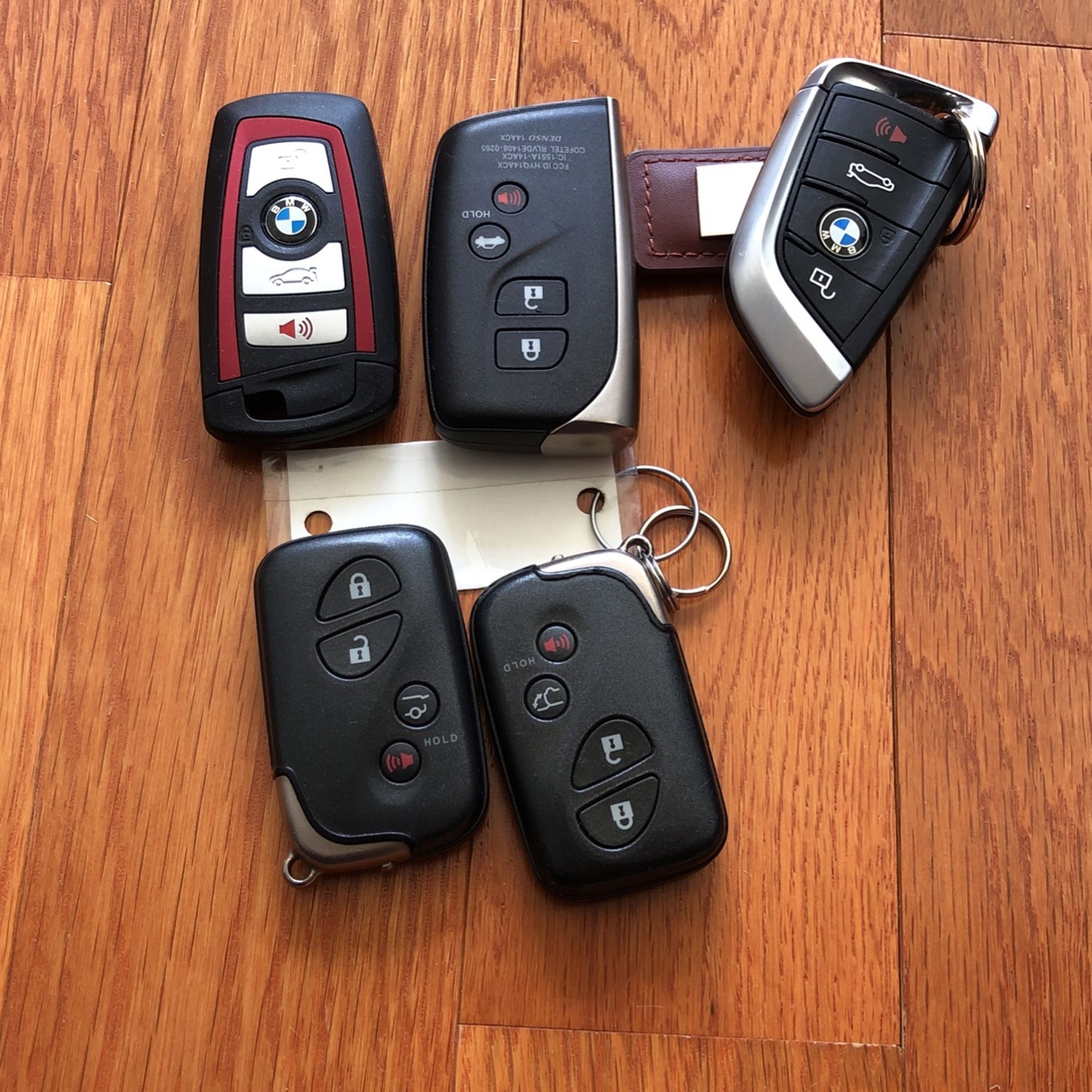 OEM car keys (lexus and BMW)