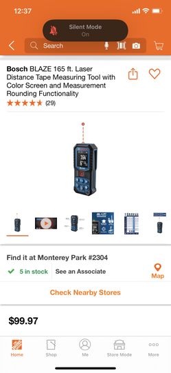 Bosch Blaze Laser Measure