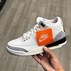 Jordan 3 White Cement 