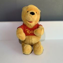 Winnie The Pooh Bear with Pooh Shirt Plush Toy Stuffed Animal