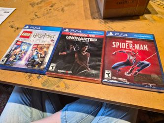 PS4 Video Games: Spider-Man, Uncharted: Lost Legacy, Lego Harry Potter  Collection