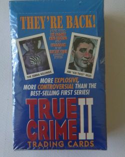 Factory Sealed True Crime 2 Series Trading Cards Box Rare