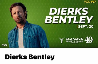 9/20 Dierks Bentley