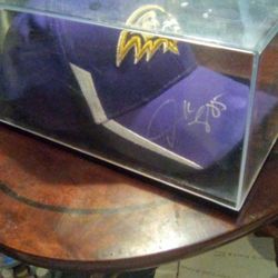 Sign Autograph NFL Raven Hat