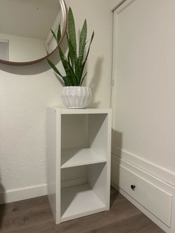 White Cube Storage / Side Table