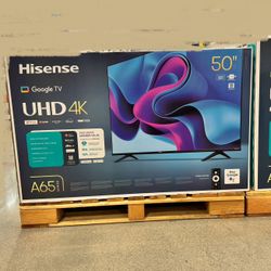 50” Hisense Smart 4k Led Uhd Tv