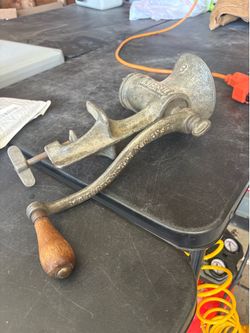 Vintage meat grinder