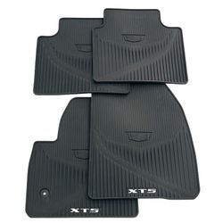 GM (contact info removed)5 OEM 2017-2020 Cadillac XT5 Front & Rear All Weather Floor Mats Black